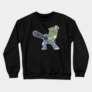 Angry hops (dark) Crewneck Sweatshirt